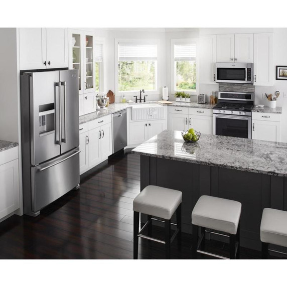 Maytag® 36- Inch Wide French Door Refrigerator with PowerCold® Feature - 25 Cu. Ft. MFI2570FEZ