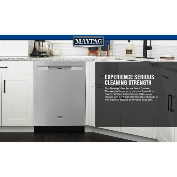Maytag® Top Control Dishwasher with Dual Power Filtration and PowerBlast® Cycle MDB4949SKZ