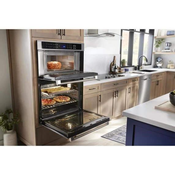 Maytag® 30-inch Wall Oven Microwave Combo with Air Fry and Basket - 6.4 cu. ft. MOEC6030LZ