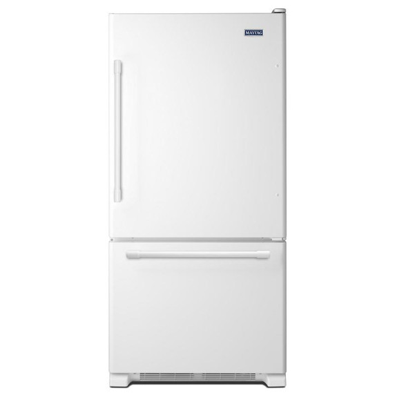 Maytag® 30-inch Bottom Freezer Refrigerator with Freezer Drawer MBB1957FEW
