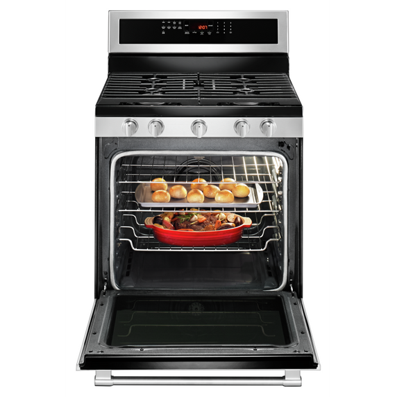 Maytag® 30-Inch Wide Gas Range With True Convection And Power Preheat - 5.8 Cu. Ft. MGR8800FZ