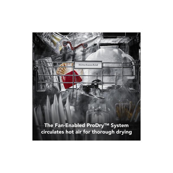 Kitchenaid® 44 dBA Dishwasher with 360° Max Jets™ Third Rack and LED Interior Lighting KDPM804KPS