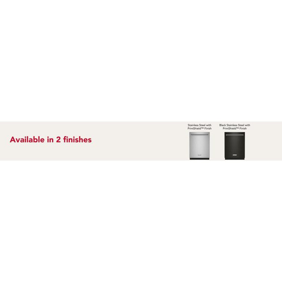 Kitchenaid® 44 dBA Dishwasher with 360° Max Jets™ Third Rack and LED Interior Lighting KDTM804KPS Kitchenaid® 44 dBA Dishwasher with 360° Max Jets™ Third Rack and LED Interior Lighting KDTM804KPS