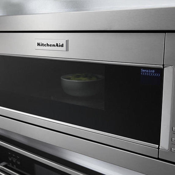 Kitchenaid® 900 Watt Built-In Low Profile Microwave with Slim Trim Kit YKMBT5011KS