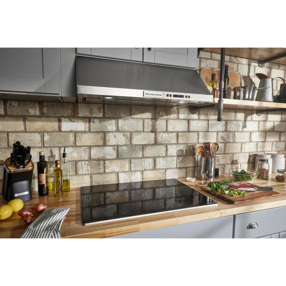 Kitchenaid® 30" Electric Cooktop with 5 Elements and Touch-Activated Controls KCES950KSS