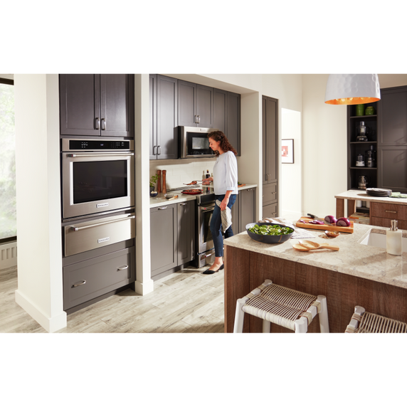 Kitchenaid® 30 Single Wall Oven with Even-Heat™ True Convection KOSE500ESS