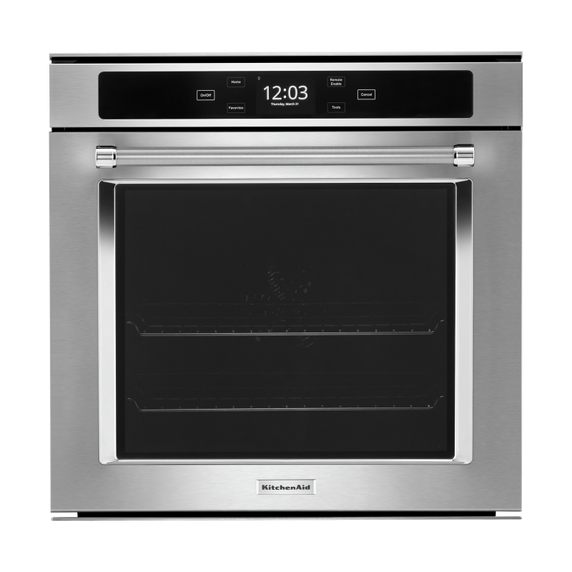 Kitchenaid® 24 Smart Single Wall Oven with True Convection YKOSC504PPS