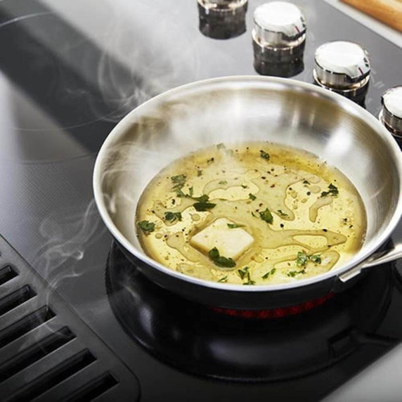 Kitchenaid® 30" Electric Downdraft Cooktop with 4 Elements KCED600GBL