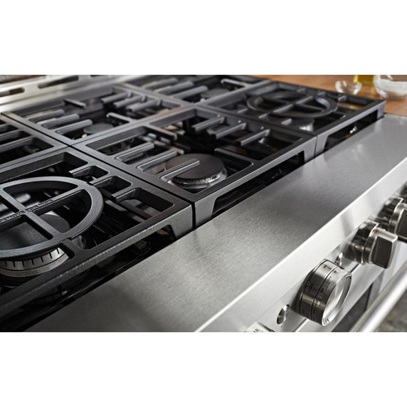 KitchenAid® 36'' Smart Commercial-Style Gas Range with 6 Burners KFGC506JSS KitchenAid® 36'' Smart Commercial-Style Gas Range with 6 Burners KFGC506JSS