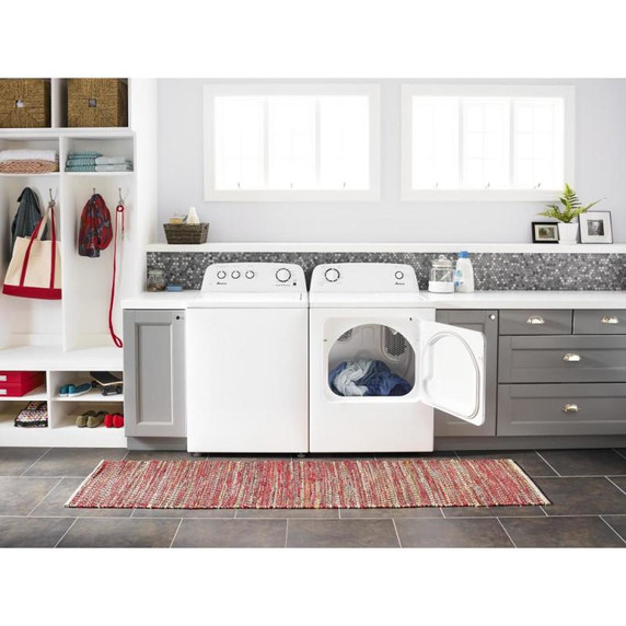 Amana® 6.5 cu. ft. Top-Load Gas Dryer with Automatic Dryness Control NGD4655EW