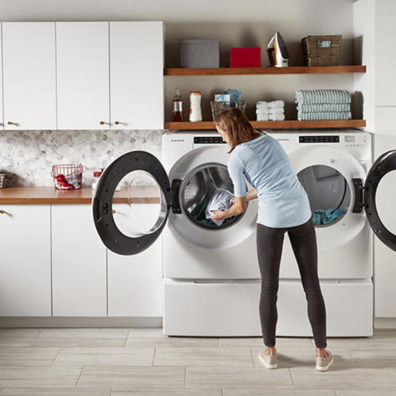 Amana® 5.0 cu. ft. I.E.C. ENERGY STAR® Qualified Front Load Washer NFW5800HW