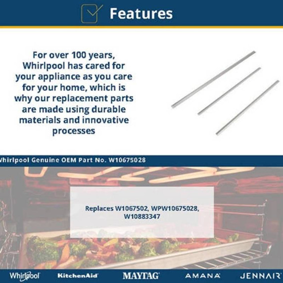Range Trim Kit, Stainless - VSI W10675028
