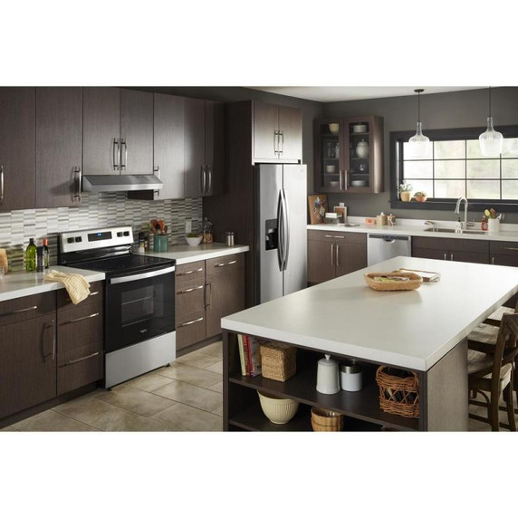 Whirlpool® 30" Range Hood with Dishwasher-Safe Full-Width Grease Filters WVU17UC0JS