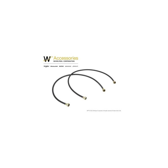 4' Black Washer Inlet Hoses 1050 PSI - 2 Pack 8212546RP