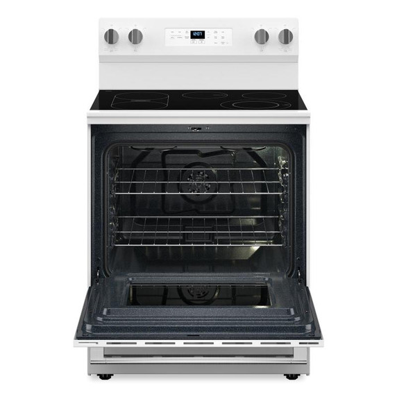 Maytag® 30-Inch Convection Electric Range With No Preheat Air Fry and Air Baking - 5.3 Cu. Ft. YMFES6030RW Maytag® 30-Inch Convection Electric Range With No Preheat Air Fry and Air Baking - 5.3 Cu. Ft. YMFES6030RW