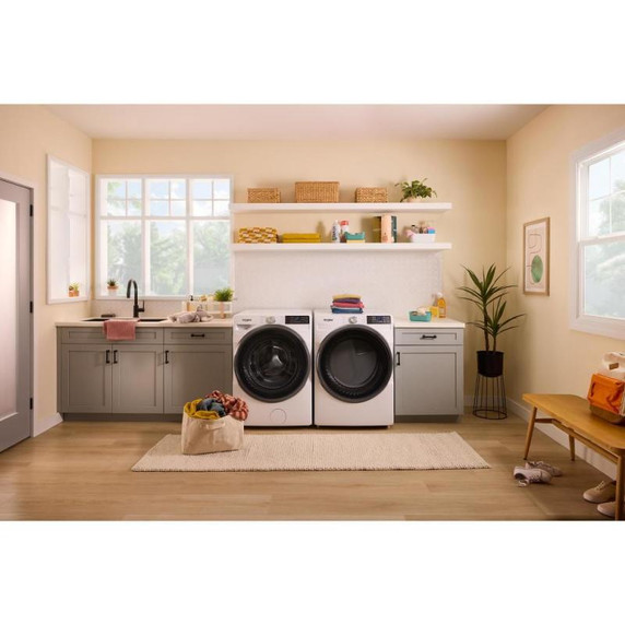 Whirlpool® 5.2 cu. ft. I.E.C. Smart Front Load ENERGY STAR® Certified Washer with FreshFlow™ Vent System WFW5720RW
