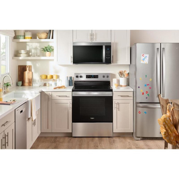 Whirlpool® 30’ W 1.7 cu. ft Over the range Microwave with 900-Watts Cooking Power YWMMS3130RS