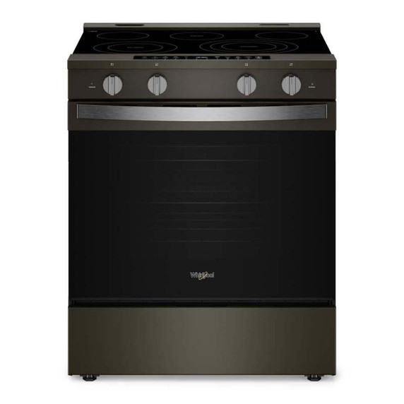 Whirlpool® 30-inch Smart Slide in Electric Range with Air Cooking Technology, No Preheat Air Fry, WipeClean™ Coating, Steam/Self Clean and High Speed Preheat YWSES7530RV