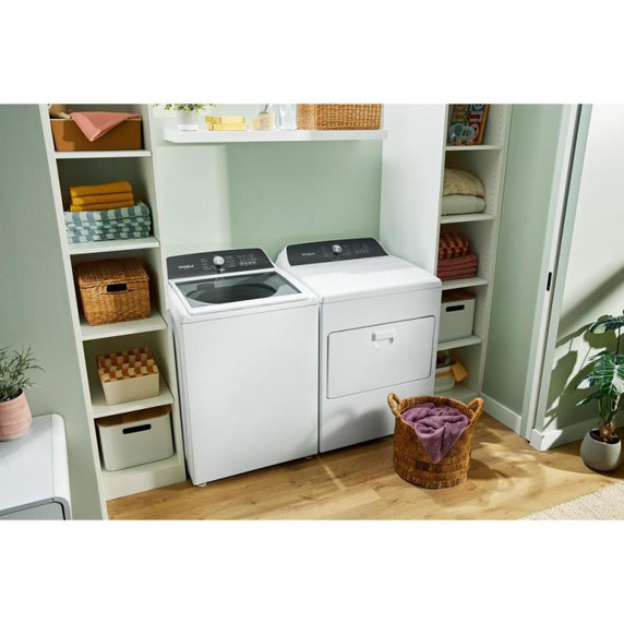 Whirlpool® 5.2 Cu. Ft. I.E.C. Top Load Agitator Washer with Built-In Faucet WTW5025SW