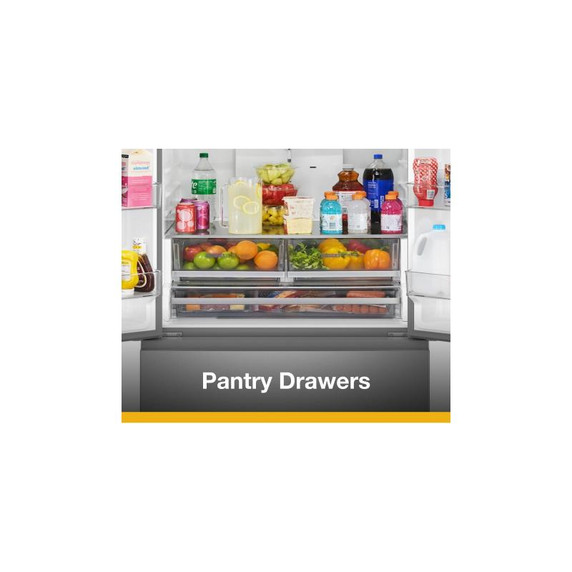 Whirlpool® 36-Inch French Door Refrigerator with Ice Maker - 31 cu. ft. WRFF3136SZ Whirlpool® 36-Inch French Door Refrigerator with Ice Maker - 31 cu. ft. WRFF3136SZ