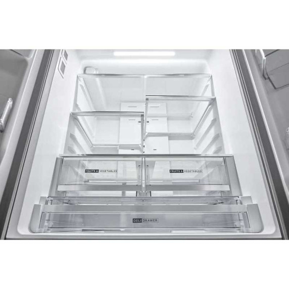 Whirlpool® 36-Inch French Door Refrigerator with In-Door Water and Ice Maker - 30 cu. ft. WRFF3536SZ