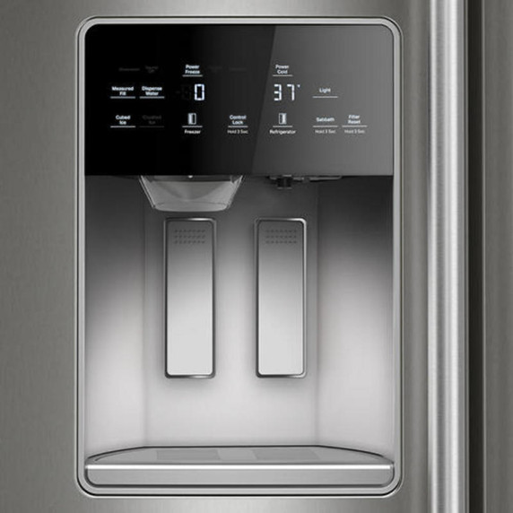 Maytag® 36-inch Wide Full-Depth Side-by-Side Refrigerator with Arctic Blue Interior - 28.3 Cu. Ft. MRSF6636RZ