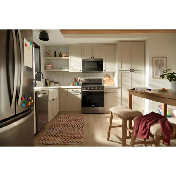 Whirlpool® 30-inch Gas Range with Air Cooking Technology WFGS5730SV