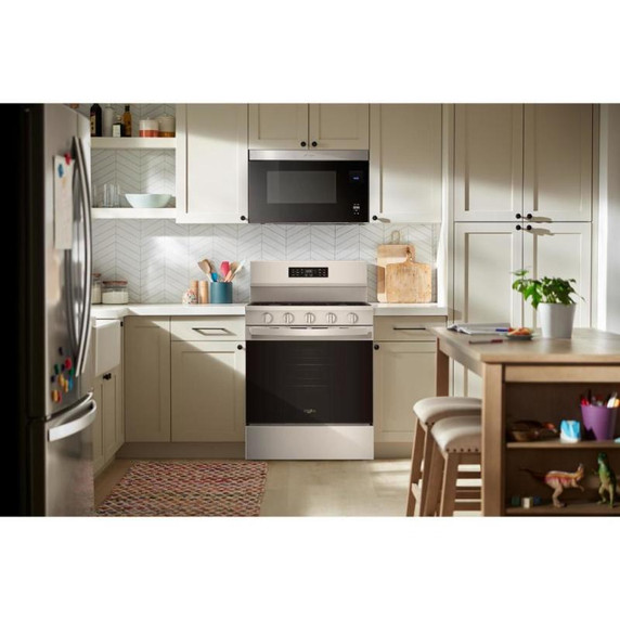 Whirlpool® 30-inch Gas Range with Air Cooking Technology WFGS5730SZ