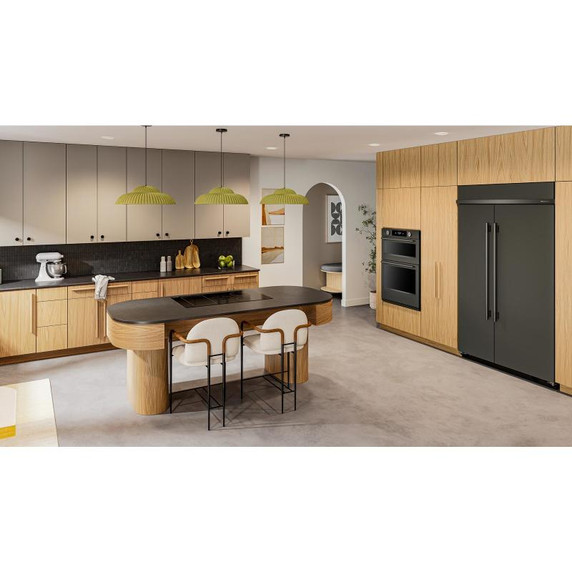 Kitchenaid® 30 Cu. Ft. 48" Built-In Side-by-Side Refrigerator with Platinum Interior KBSN748SBE