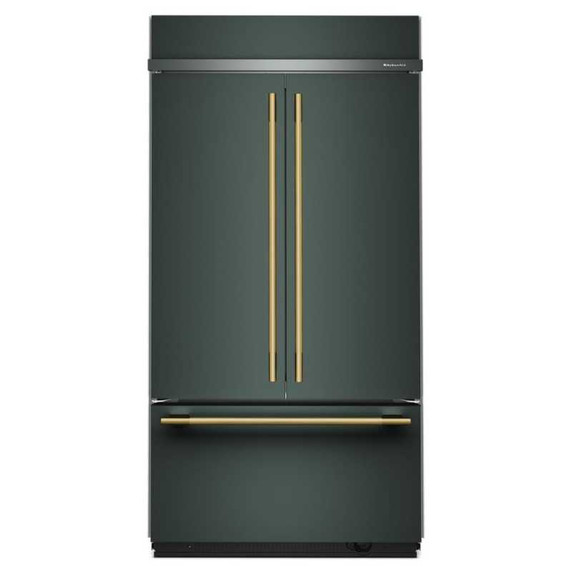 Kitchenaid® 24.2 Cu. Ft. 42" Built-In French Door Bottom Mount Refrigerator with Platinum Interior KBFN542SJP