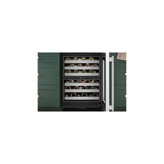 Kitchenaid® 24" Panel-Ready Undercounter Wine Cellar KUWL324SPA