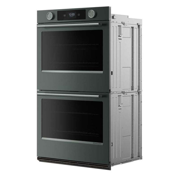 Kitchenaid® 30-inch Smart Electric Double Wall Oven with Assisted Cooking Modes - Juniper KOED730SJP