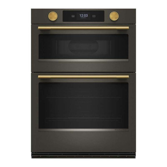 Brass Handle and Knob Hardware Accessory Kit for KitchenAid® 30" Double Wall Oven & Microwave Combo W11774418