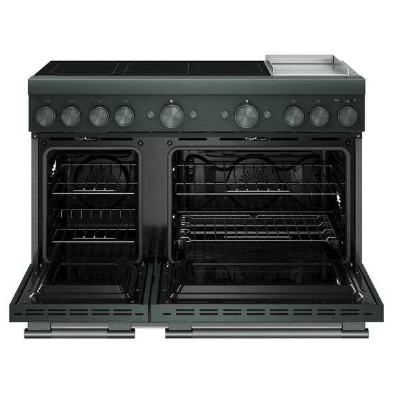 Kitchenaid® 48-Inch 6-Element Induction Freestanding Commercial-Style Range with Griddle KFID948SJP