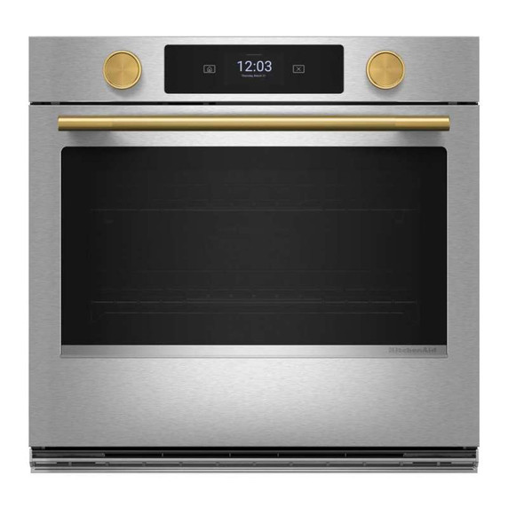Kitchenaid® 30-inch Smart Electric Single Wall Oven with Intelligent Cooking Camera - PrintShield™ Finish KOES930SPS