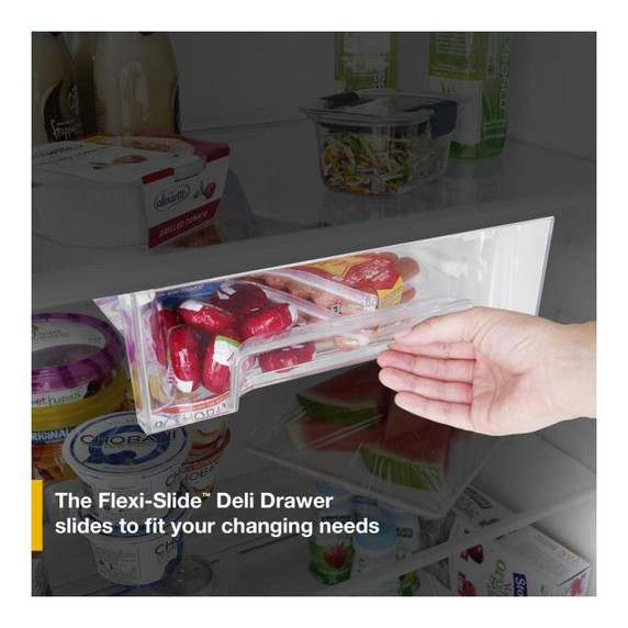 Whirlpool® 28-inch Wide Top Freezer Refrigerator with Total Coverage Cooling- 18.0 Cu. Ft. WRTX5118TZ