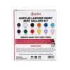 Angelus Acrylic Leather Paint Best Sellers Kit (12 Colors / 1 oz) Acrylic Leather Paint 34.99