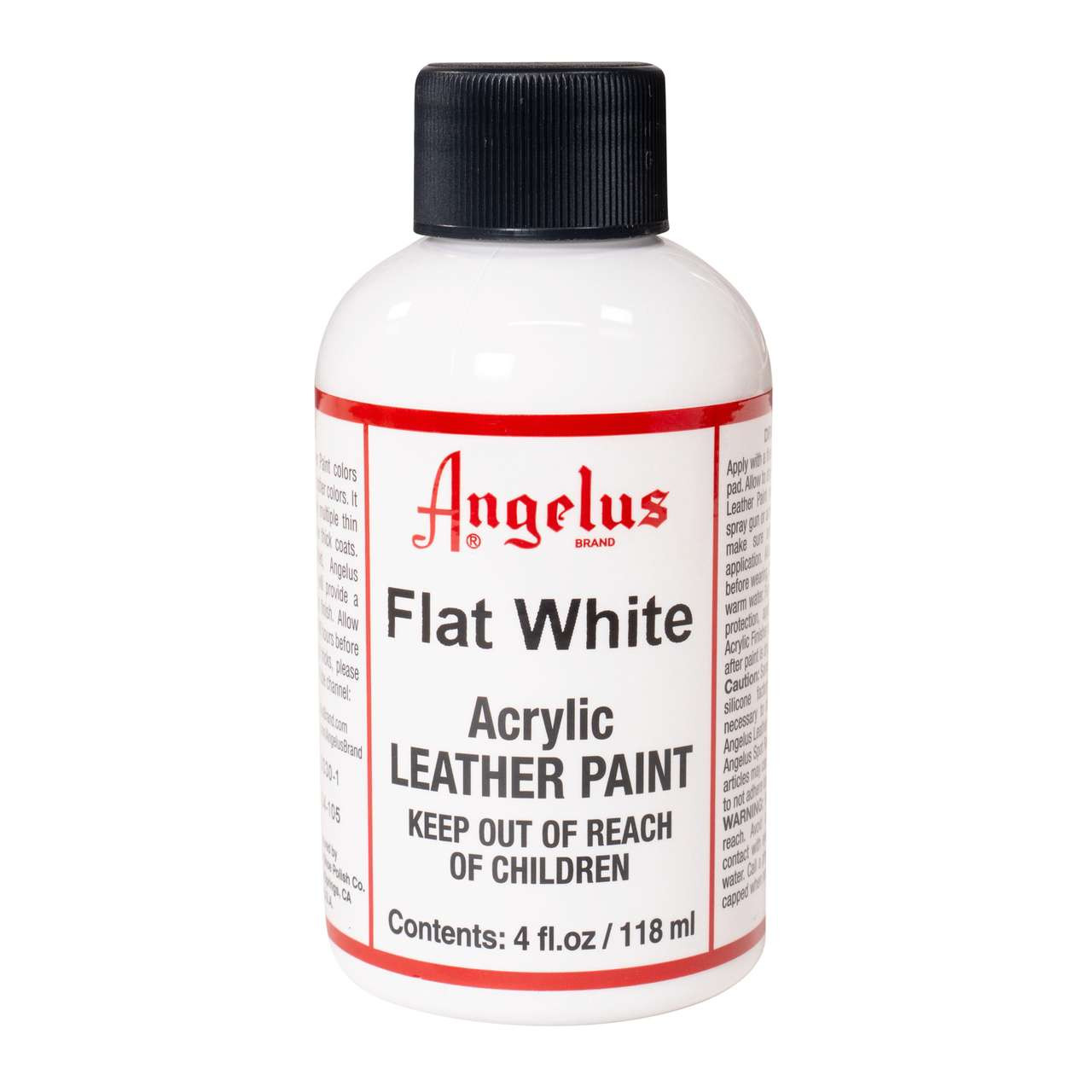 Angelus Acrylic Leather Paint - 4 oz. Black