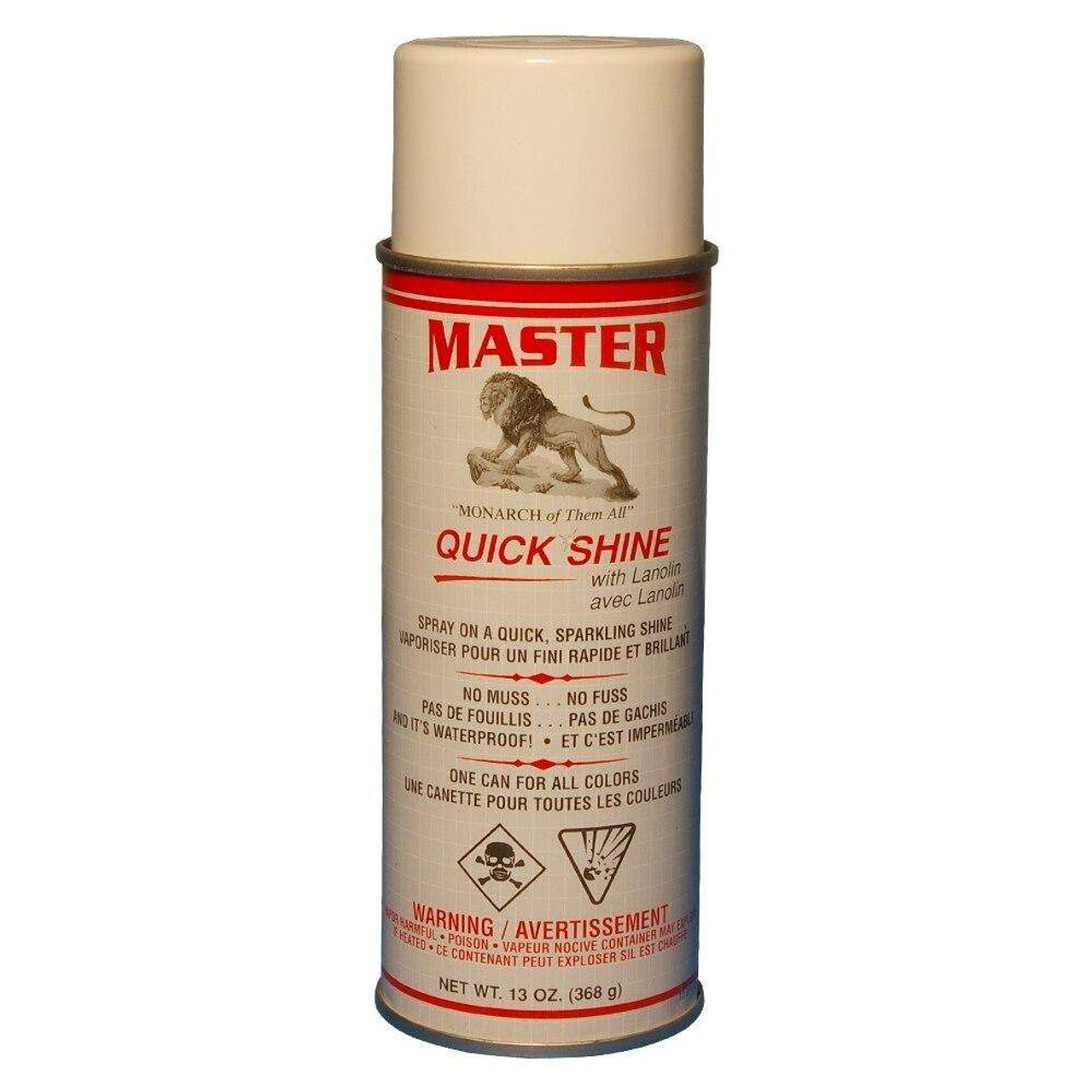 Master Quick Shine 13 oz - Shoe & Boot Accessories 4 U