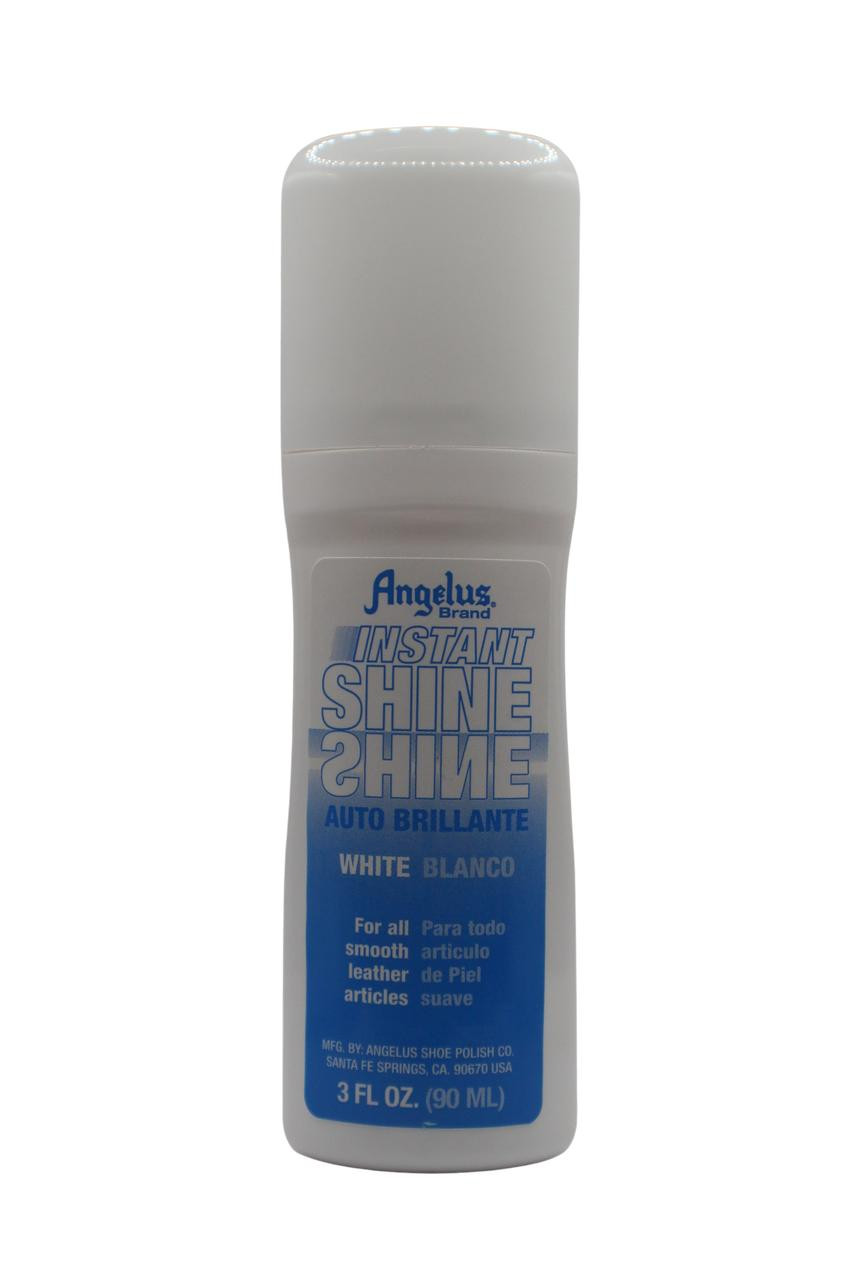 2 Instant Shine White Liquid Shoe Polish High Gloss Foam Sponge Leather  Boots