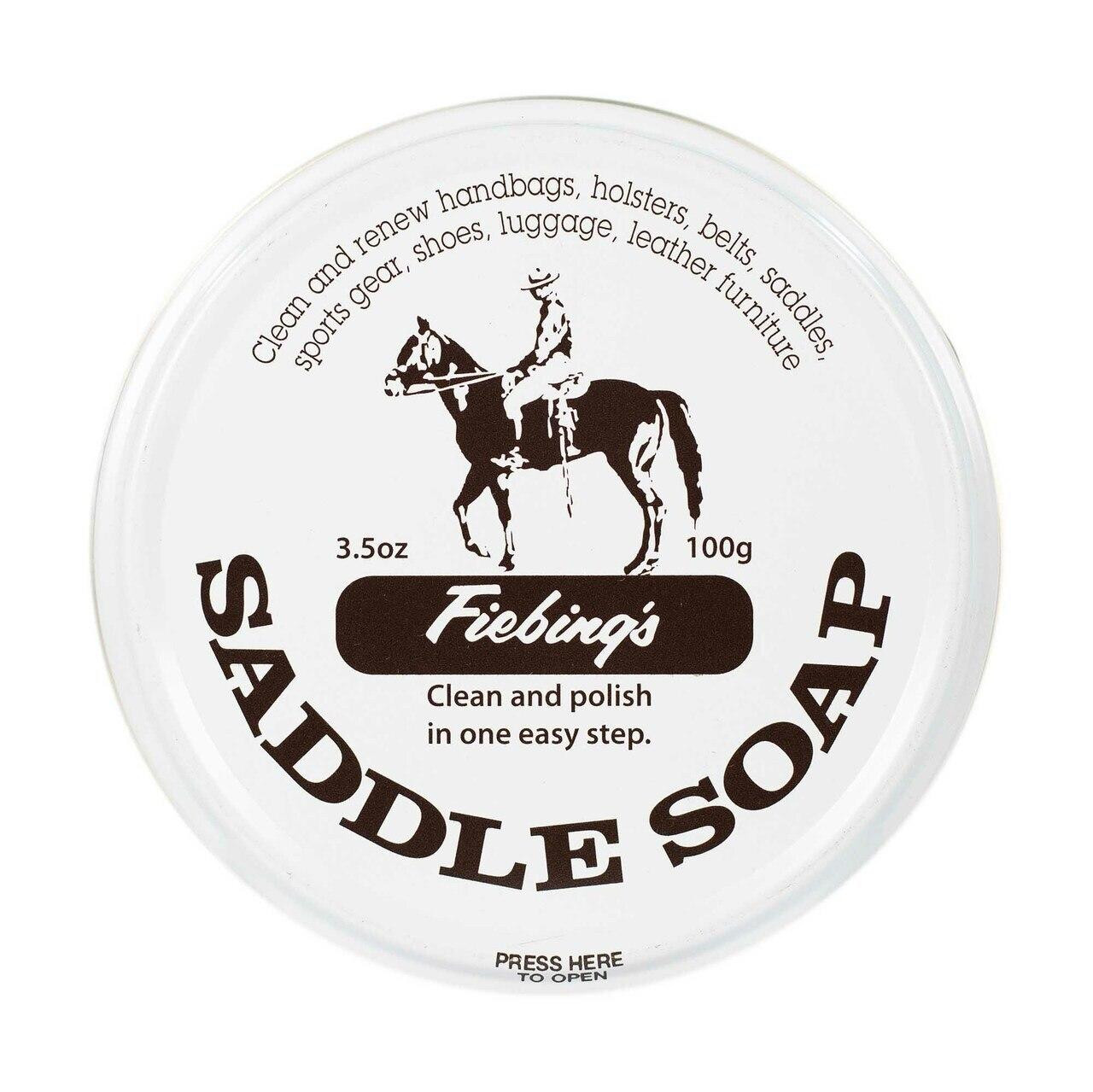 Fiebings 12oz Saddle Soap Cleaner Preservative Satin Leather Boots Tack  25784200156