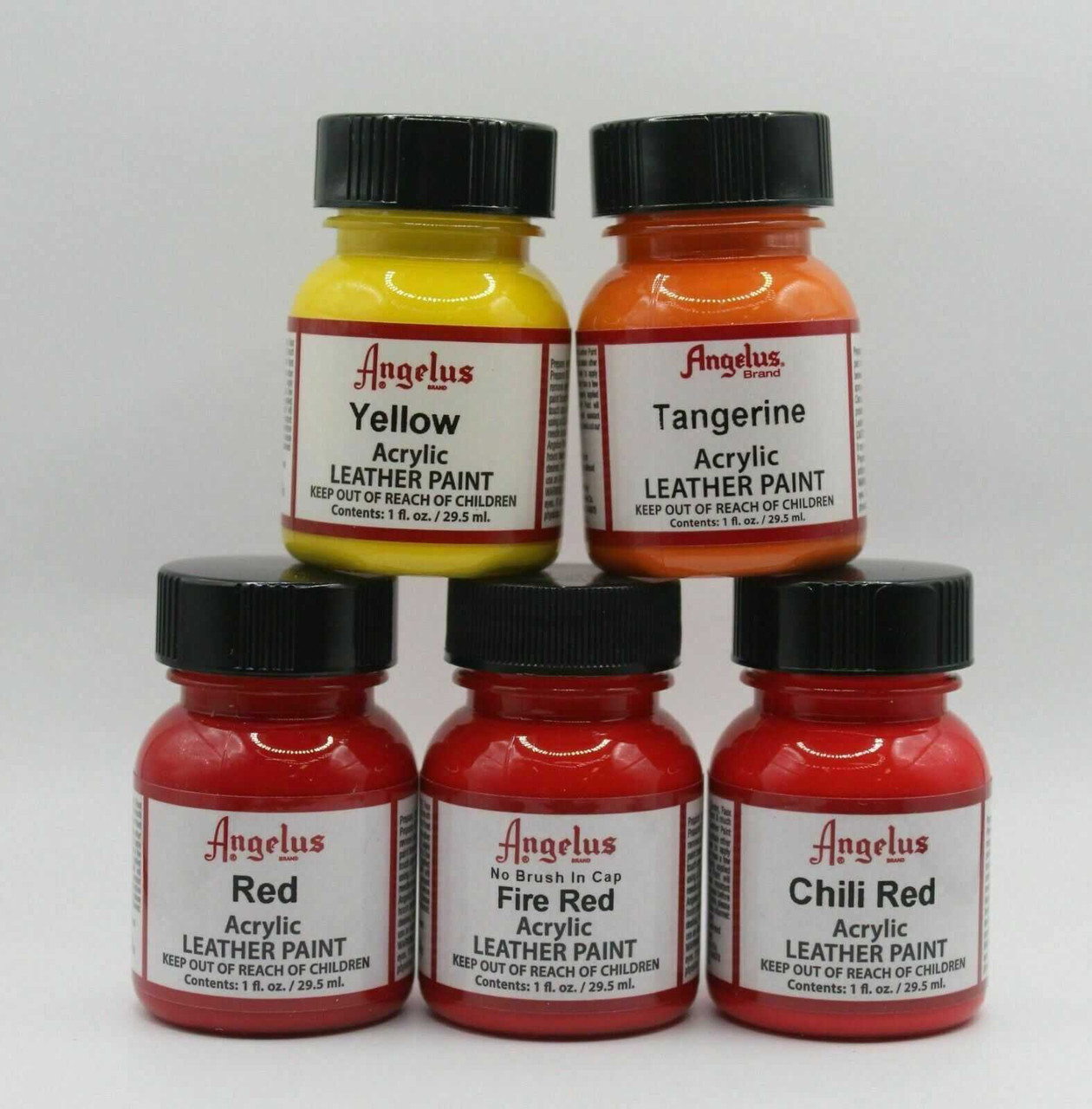 Angelus Acrylic Leather Paint Waterproof Sneaker Paint 1oz - 82 Colors  Available - Shoe & Boot Accessories 4 U