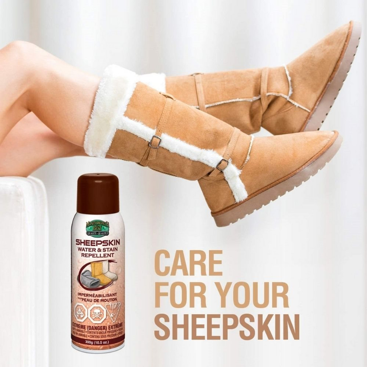 Moneysworth and Best Sheepskin Water and Stain Repellent Aerosol