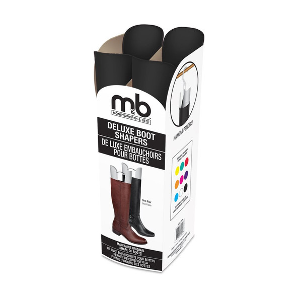 Moneysworth and Best Deluxe Boot Shapers - Assorted Colors (1 Pair)