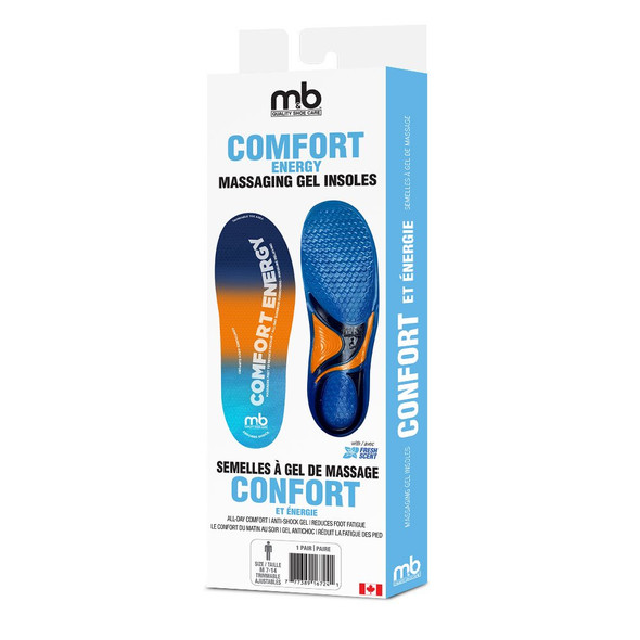Moneysworth and Best Comfort Energy Massaging Gel Insoles - Trimmable (1 Pair) Moneysworth and Best Comfort Energy Massaging Gel Insoles - Trimmable (1 Pair)