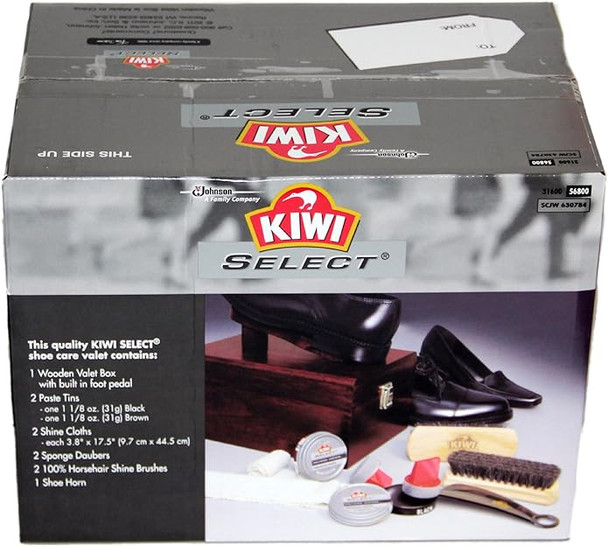 Kiwi Select Wooden Shoe Valet Box (8 Pieces)