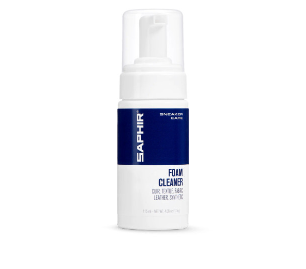Saphir Sneaker Care | Foam Cleaner for Fabric, Leather, and Synthetic (4 oz)