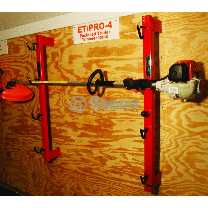 Trimmer Rack Holds 4 Trimmers ET/TT2 PRO 4 (For Enclosed Trailer