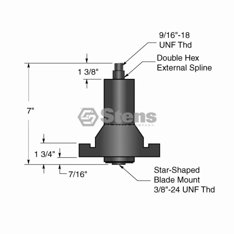 Q&p Spindelsatz 130794 – Komplette Montage Für Rasenmäher, Passend Für Husqvarna & Oregon