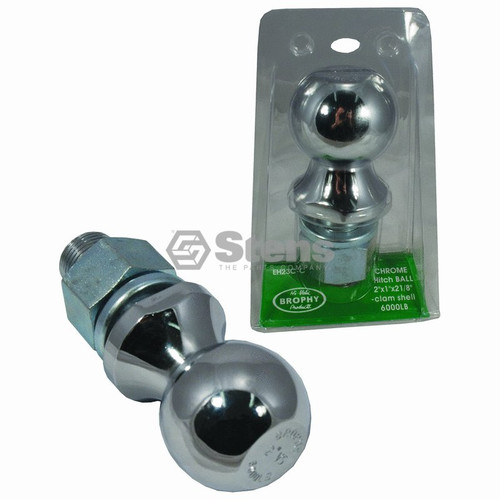Hitch Ball 1" OD Shank, 2" Dia. 6,000 LB Capacity Hitch Ball 1" OD Shank, 2" Dia. 6,000 LB Capacity